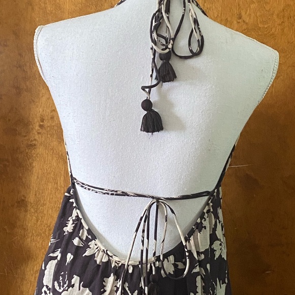 NWT Ba&sh Downtown Floral Mixed Print Cotton Maxi Dress small - Picture 9 of 13